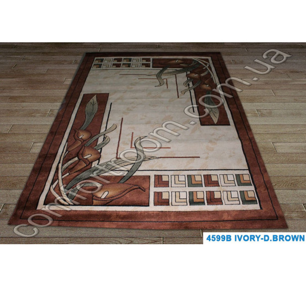 Килим Festival 4599 ivory-brown - Фото 1